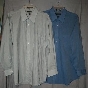 2 Mens Dress Shirts